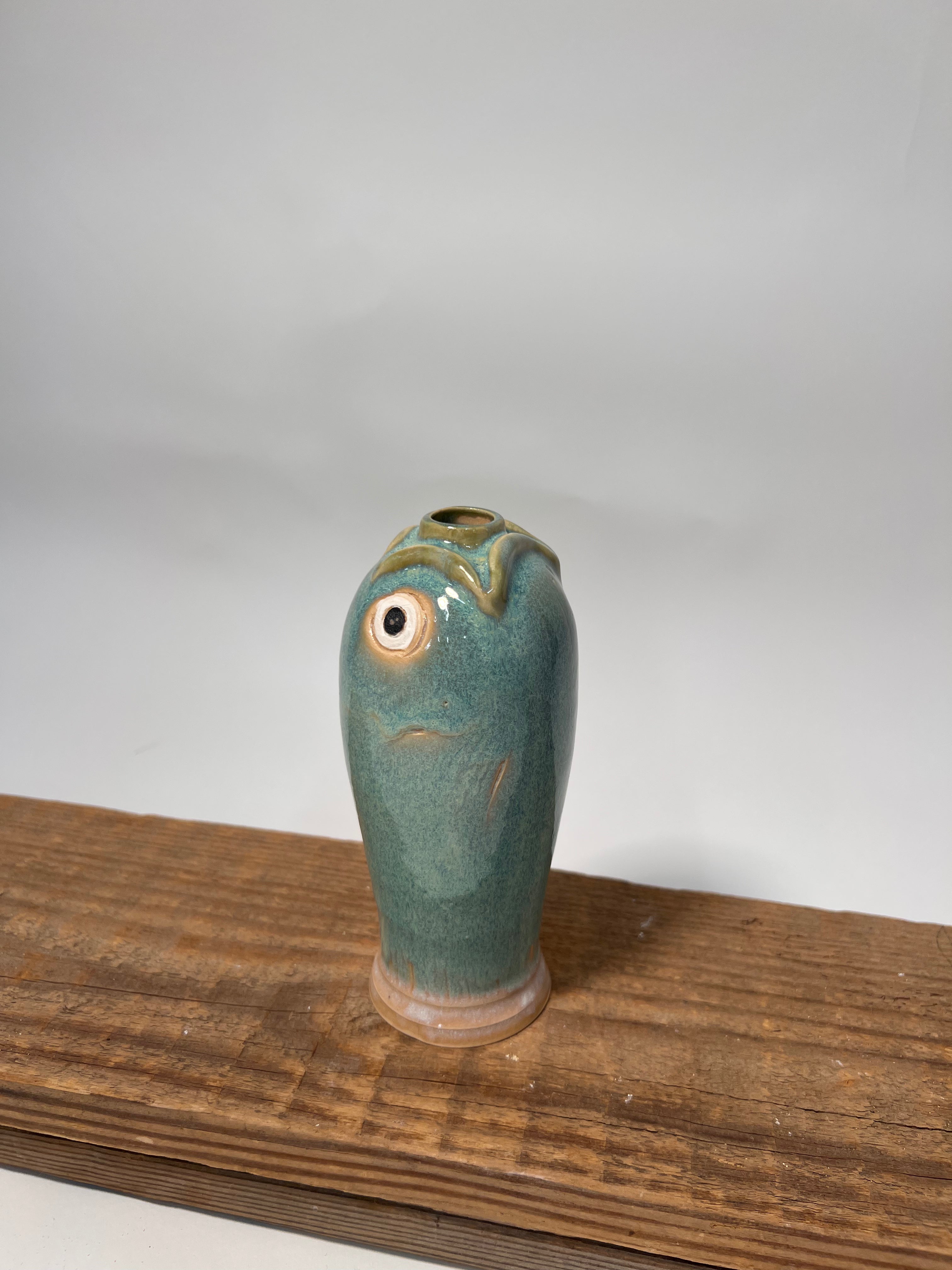 Fish Olive Oil Bottle | Green