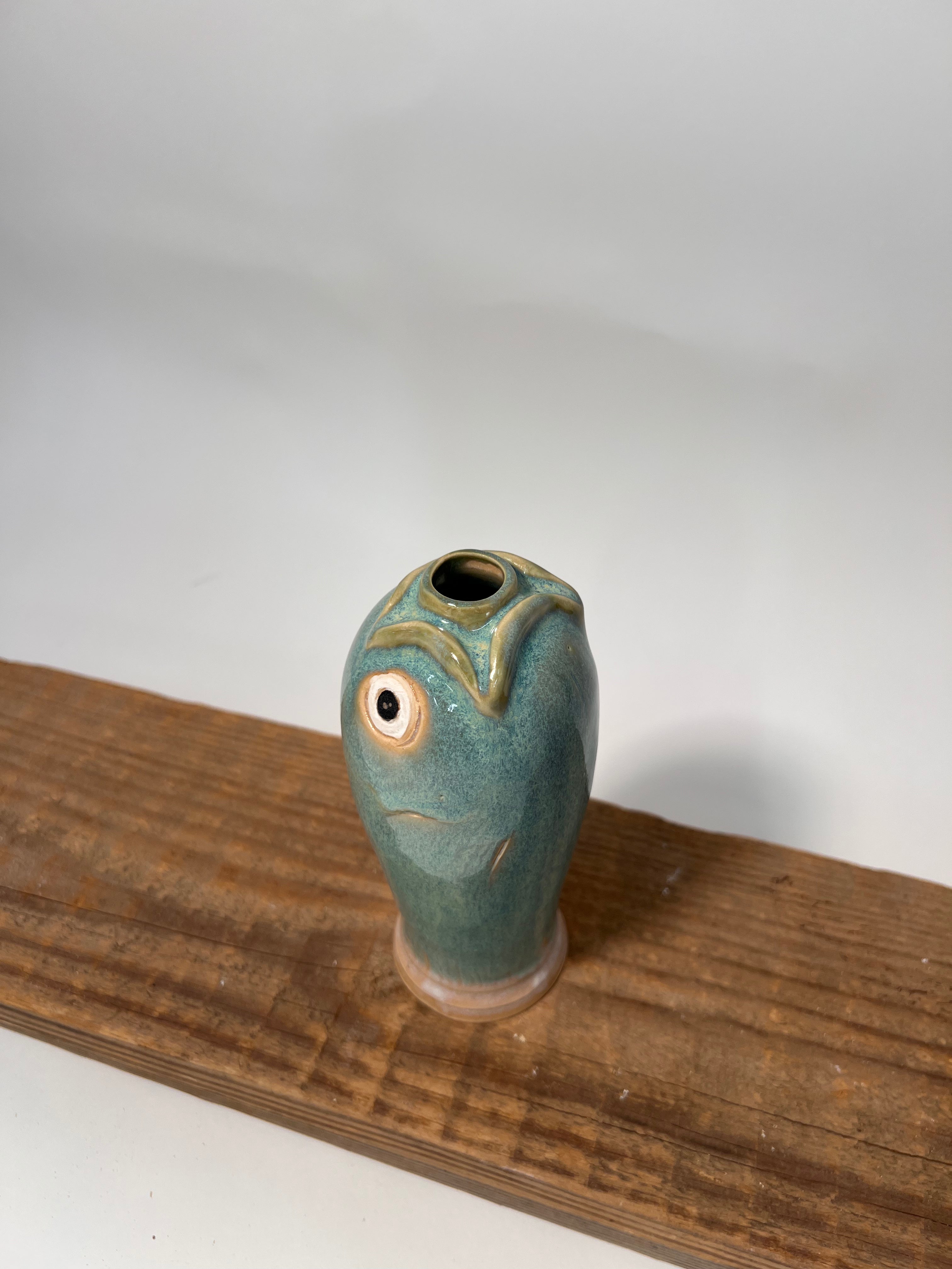 Fish Olive Oil Bottle | Green