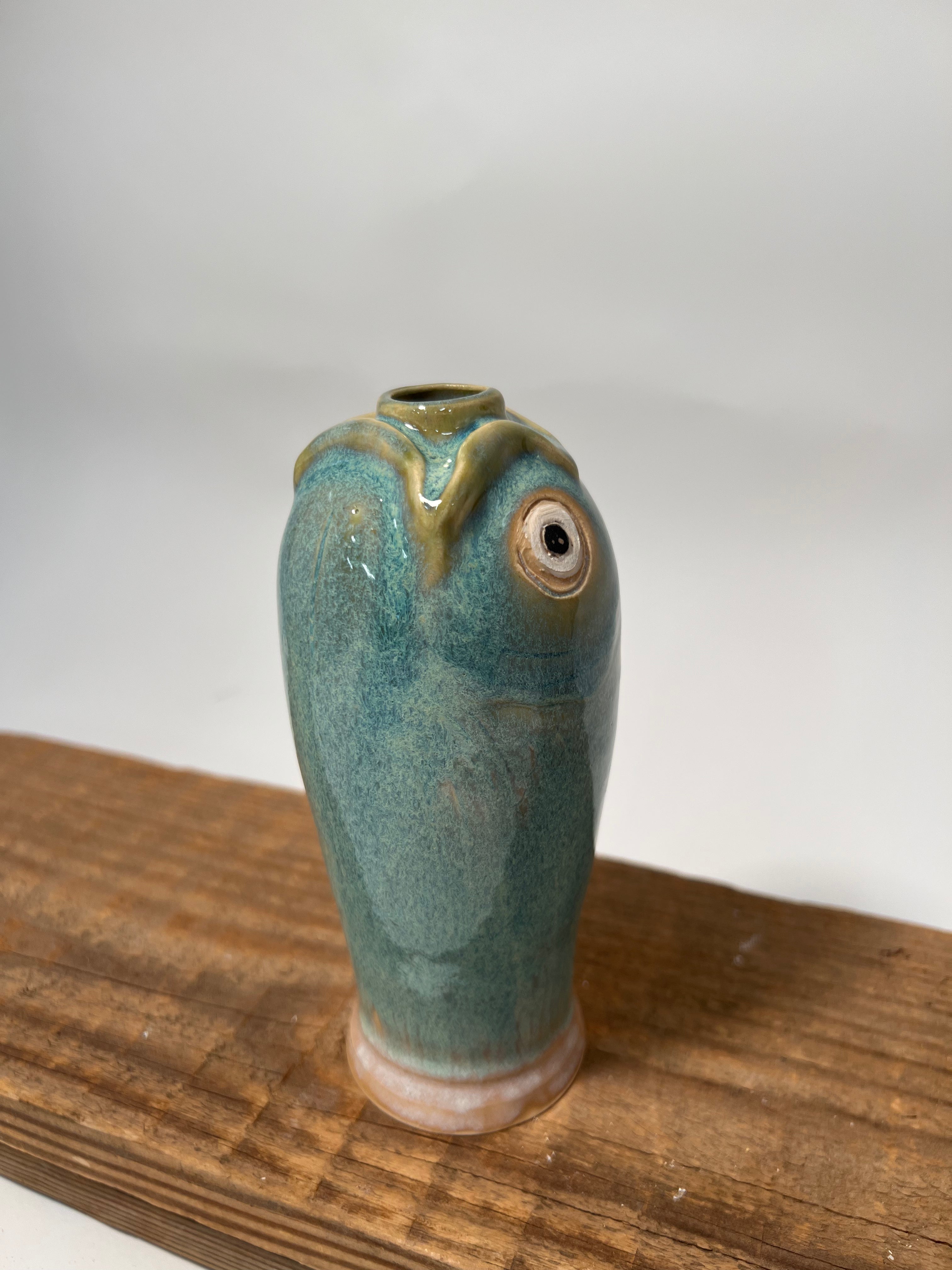 Fish Olive Oil Bottle | Green