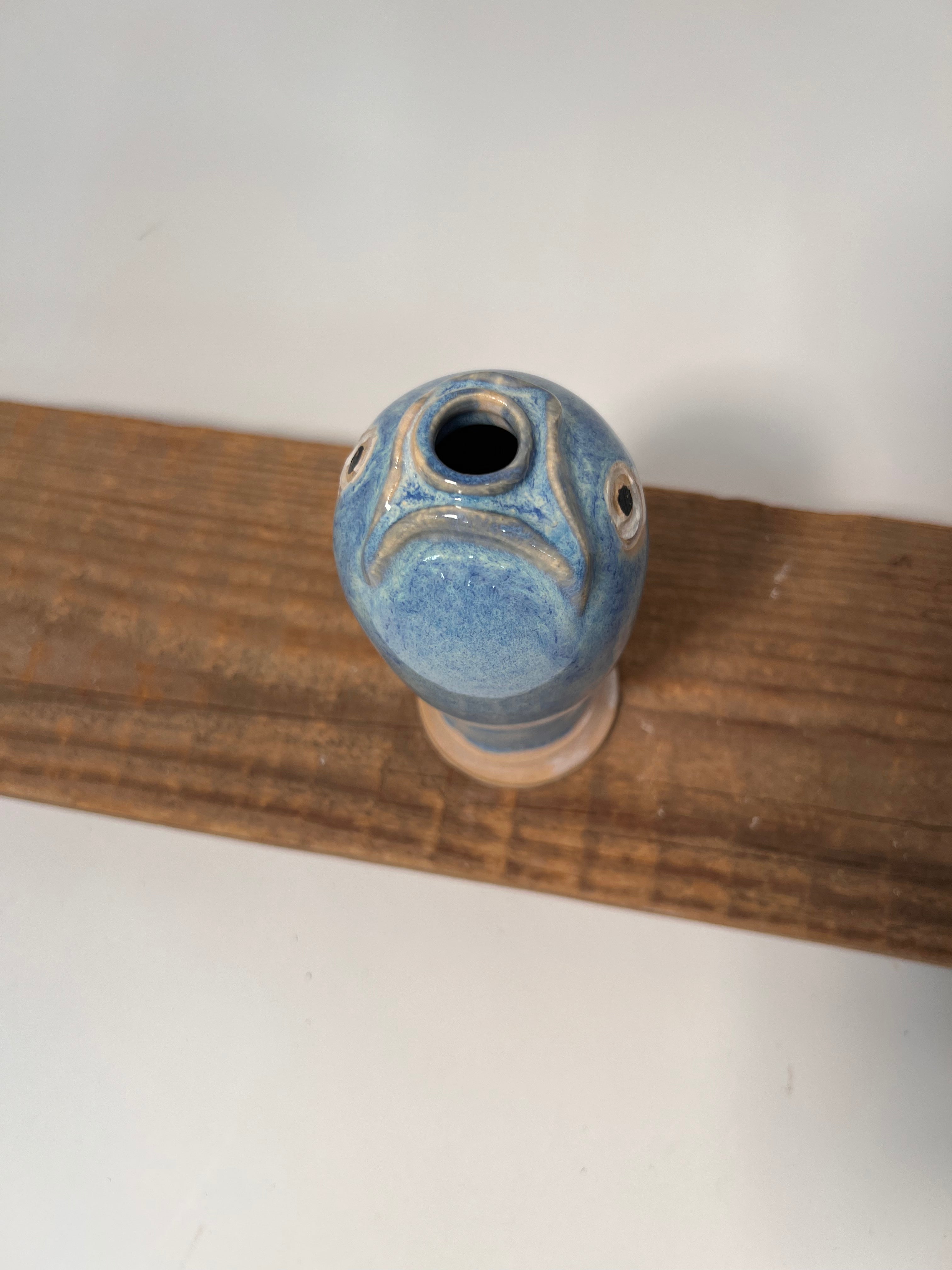 Fish Olive Oil Bottle | Blue